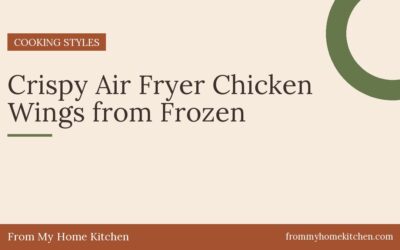 Crispy Air Fryer Chicken Wings from Frozen